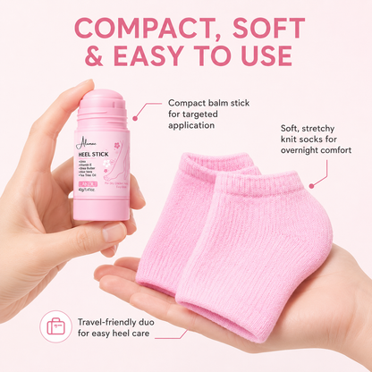 Heel Balm & Moisture Sock Kit