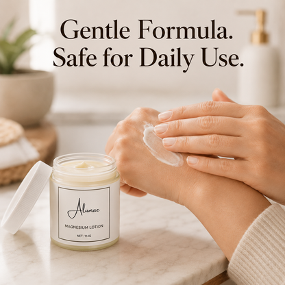 Alumae Magnesium Hand Comfort Cream Daily Moisturizing Lotion for Stiff, Aching Hands & Joint Comfort