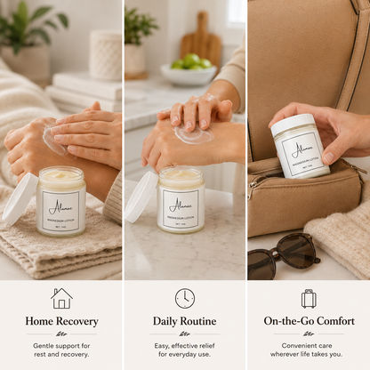 Alumae Magnesium Hand Comfort Cream Daily Moisturizing Lotion for Stiff, Aching Hands & Joint Comfort