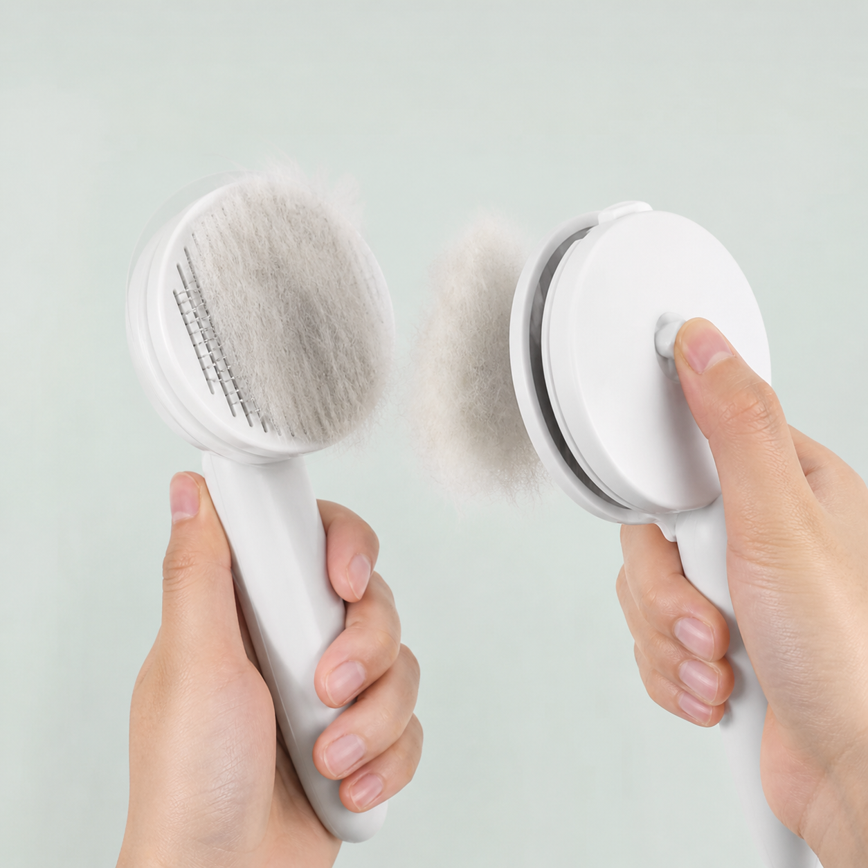 One Click Cat Hair Removal Comb