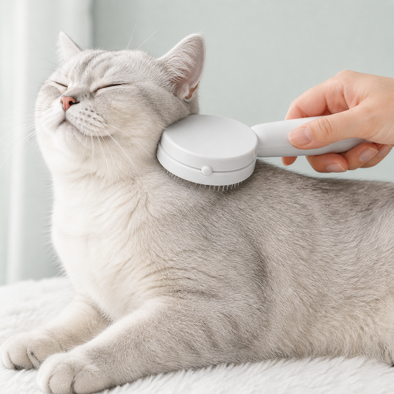 One Click Cat Hair Removal Comb