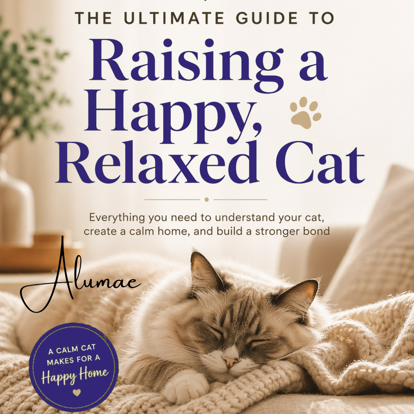 The Ultimate Guide to Raising a Happy Relaxed Cat - Ebook